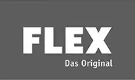 Logo Flex, marque d’outillage professionnel utilisée par JP Wash pour le soin Thalasso Car